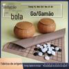 Fornecimento de fábrica go gobang resina preto e branco imitação jade xadrez adulto crianças competição treinamento com fivela atacado