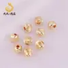 Contas Olho de Gato Prateadas Galvanizadas, Contas Espaçadoras com Linhas Finas Escovadas, Contas Redondas Facetadas com Padrão, Acessórios para Joias DIY com Contas Feitas à Mão