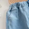 Pantalones Deportivos de Encaje de Dibujos Animados para Niñas Otoño Elegantes Sueltos Casuales Largos para Bebé