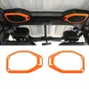 Adecuado para modelos Jeep Wrangler 18-24, accesorios de cubierta de anillo para altavoz de techo ABS modificado