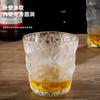 Copo de Vidro com Padrão de Glaciar Irregular Criativo Copo de Água Espessado Celebridade da Internet Copo de Vinho para Uísque Copo com Padrão Martelado Japonês