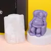 Velas Aromáticas de Santa Claus Blancas, Decoración de Atmósfera Festiva, Regalos Navideños, Varias Velas Navideñas Ca