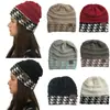 AliExpress Nuevo Sombrero de Lana Europeo y Americano Explosiones de Amazon Patrón de Espiga Cinta en la Parte Posterior cc Sombrero de Punto