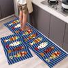 Alfombras de Piso de Tela con Tecnología Dropshipping Transfronterizo Alfombra de Cocina Entrada de Baño Alfombras Resistentes a las Manchas Alfombras para Pies Antideslizantes