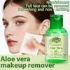 [Comercio Exterior Transfronterizo] Agua Desmaquillante de Aloe Vera 60ml Aceite Limpiador para Limpieza Profunda de Todo el Rostro, Desmaquillante, Etiqueta Completamente en Inglés