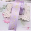 Fita de Notas para Carimbo Quente de 2,5 cm de Largura Suporte de Barra Artesanal DIY Suporte de Vareta Fita de Laço Decorativa