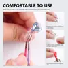 Base de Práctica Acrílica para Uñas, Soporte de Exhibición de Uñas Florales con Gradiente Iridiscente Aurora, Soporte para Uñas con Forma de Pieza de Ajedrez