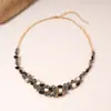 Collar y Pendientes de Gota de Agua Incrustados de Diamantes Transfronterizos Europeos y Americanos Lujo Accesible Set de Joyería de Gama Alta Diseño Nicho Joyería Exagerada