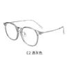 Armazón de Gafas Ultraligero Estilo Coreano Tr90 Gafas para Miopía Venta al por Mayor Marco de Metal Retro Adelgazante para Cara de Mujer 9798
