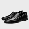 Mocasines de Verano para Hombre, Estilo Nuevo, Piel Genuina, Suela Suave, Superficie Suave, Zapatos de Cuero Casuales Negros, Zapatos Ligeros Formales para Boda para Hombre