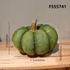 Adornos de calabaza de resina artificial, accesorios de frutas y verduras, decoración de ambiente otoñal para el festival de la cosecha, artículos de decoración para el hogar