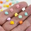 Cuentas sueltas irregulares de color caramelo, cuentas de carambola, cuentas perforadas, accesorios de cadena para teléfono móvil de aleación DIY