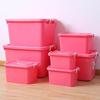 Caja de Almacenamiento de Gran Capacidad, Caja de Almacenamiento de Plástico Transparente Engrosado Extra Grande con Tapa, para Uso Debajo de la Cama, con Ruedas, para Ropa, Colchas, Juguetes, Venta al por Mayor desde el Fabricante