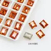 Dongzhou Rectangular de Ángulo Recto Taladro Hielo Flash Caramelo Taladro Tridimensional Imitación Corte Hua Galvanizado al Vacío Adornos para Uñas Plateados Accesorios Personalizado