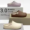 Pantuflas de algodón impermeables para mujer, nuevo modelo 2026 otoño e invierno, para interior, antideslizantes, resistentes al olor, cálidas pantuflas de felpa para hombre