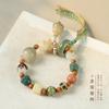 Pulseira de rosário Duobao Duofu Bodhi natural pingente de cabaça fofo pet que reduz a idade mori para homens e mulheres casal brincar de segurar na mão