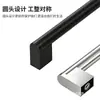 Manija Extendida para Puerta de Gabinete de Aleación de Zinc, Manija de Puerta de Acero Inoxidable Estilo Francés, Manija Hueca Engrosada para Muebles para Cajones de Armario