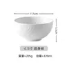 Plato para Bistec, Plato para Arroz, Vajilla Comercial de Lujo Estilo Japonés Blanco y Negro, Tazón para Fideos de Hotel y Hogar, Tazones y Platos de Cerámica