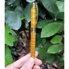 Pluma Estilográfica Bolígrafo Dos en Uno de Madera Taihang Tuya Lleno de Nudos y Cicatrices Pluma de Firma de Madera Bolígrafo de Doble Propósito Artesanía Decoración de Escritorio