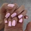 Unhas Postiças Transfronteiriças Feitas à Mão, Unhas de Manicure Curtas de Cor Pura Feitas à Mão, Coleção de Unhas Postiças Retangulares de Alta Qualidade