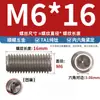 Tornillo prisionero hexagonal de titanio puro TA1 de norma nacional, tornillo para máquina de aleación de titanio con extremo plano, tornillo prisionero sin cabeza