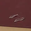 Versión coreana de Literatura y Arte Coreano pendientes pequeños frescos hechos a mano de hojas pendientes de hoja tierna pendientes joyería para orejas de mujer venta al por mayor