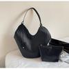 Bolso Cubo de Moda de Gran Capacidad Transfronterizo para Mujer 2025 Nuevo Bolso Tejido Tendencia Casual para el Trabajo Bolso de Hombro/Axila