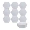 Tablero hexagonal de fibra para aislamiento acústico, guardería, cine, oficina, decoración de pared, pegatina, estudio de grabación, KTV, material de tablero absorbente de sonido
