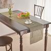 Yimanqiyun Bandera de Mesa Corte Americano Papel Tejido Verde Té Estilo Pastoral Cubierta Decorativa para Aparador Mesa de Centro