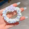 2026 Novo Laço de Cabelo Pequeno para Rabo de Cavalo de Verão para Meninas, Faixa de Cabelo Elegante, Acessório de Anel de Cabelo Elástico Pequeno Estilo Universitário Coreano