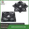 Cadeira preta quadrada ferro mesa giratória cadeira barra hardware mesa giratória móveis toca-discos base giratória giratória