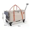 Caja con Ruedas para Mascotas, Bolsa para Gatos, Mochila Portátil para Gatos, Gran Capacidad, Artefacto de Viaje para Múltiples Gatos, Maleta Bolsa para Perros