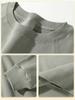 Nueva Colección Primavera y Otoño 2026 Sudadera de Algodón Puro de Peso Pesado 460g Cuello Redondo Unisex Corte Holgado Marca de Tendencia Americana Sudadera para Pareja Personalización