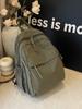 Mochila Nueva Multifuncional de Color Sólido Simple para Mujer, Moderna, Ligera y Versátil para Salidas Diarias, Ocio y Escuela