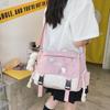Bolso cruzado de estudiante chica refrescante estilo coreano ulzzang Combinación de colores Bolso de hombro casual versátil estilo japonés