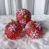 Decorações de Natal mais vendidas transfronteiriças conjunto de bolas de Natal 5/6/8cm bolas plásticas coloridas galvanizadas enfeites para árvore de Natal