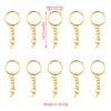 Colgante de Flor Cam Llavero Accesorios Cuerno de Oveja Uña Broche de Langosta Anillo Abierto Colgante Más Aretes de Cadena Larga Colgante de Pulsera