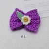 Moño de lana terminado accesorios para el cabello coreanos accesorios de joyería hechos a mano diy