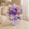 Buquê de Flores Eternas, Flores Secas, Rosas Reais, Amazon Transfronteiriça Dia dos Namorados, Natal, Presente de Aniversário, Buquê de Flores Eternas
