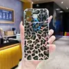 Funda para Teléfono Móvil Estampado de Leopardo Negro 18Pm Iphone16 Exportación Más Vendida Anti-Caídas Transparente Apple 17 Carcasa Blanda Cubierta Protectora