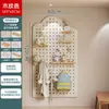 Suporte de linha para máquina de costura em painel perfurado, suporte de parede para armazenar novelos de linha, organizador de carretéis de linha em forma de pagoda, suporte de ferramentas
