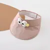 Gorro de Bebé, Sombrero de Sol de Verano, Gorro de Dibujos Animados Lindo y Súper Lindo con Ala Ancha, Sombrero de Protección Solar para Bebés y Niños Pequeños al Salir, Estilo Coreano