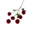 Flores Artificiales para Boda Decoración del Hogar Flores Artificiales Rosas Exquisitas de Seis Cabezas Accesorios de Fotografía Decoración de Guía de Camino de Flores de Seda