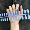 Pedaços de Unha Pontiagudos Foscos Carnudos Estilo Europeu e Americano Peças de Unha Unhas Postiças Prontas Unhas Prontas