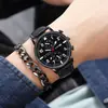 Reloj de pulsera digital nuevo para hombre con calendario, reloj de cuarzo de moda para negocios con correa, venta al por mayor de fabricantes