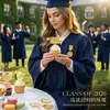 Decoraciones para Cupcakes de Acrílico Grabadas con Láser Estilo Ins Transfronterizo Temporada de Graduación 2026 Suministros para Fiestas Personalizable