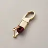 Llavero de cuerda trenzada de fábrica, accesorios de ferretería, hebilla de herradura, colgante para llave de coche, accesorios de moda para coche