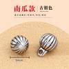 Fivela de Contas Vintage de Metal Botão de Fivela Pan Cheongsam Botão de Flor Decorativa Pequeno Estilo Chinês Hanfu Traje Tang Traje Antigo