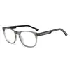 Gafas de Miopía Antirradiación y Bloqueo de Luz Azul de Moda para Hombres, Disponibles para Hombres y Mujeres, Se Pueden Adaptar con Lentes Graduados, Gafas Transparentes Grises