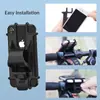 Suporte universal para celular de bicicleta, suporte de silicone giratório 360 graus, adequado para uma variedade de modelos e modelos de celular, fácil de instalar
